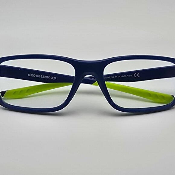 Oakley OY8002-0449 Crosslink XS Satin Navy Youth Eyeglasses Frame 49-14-117 - Picture 10 of 12